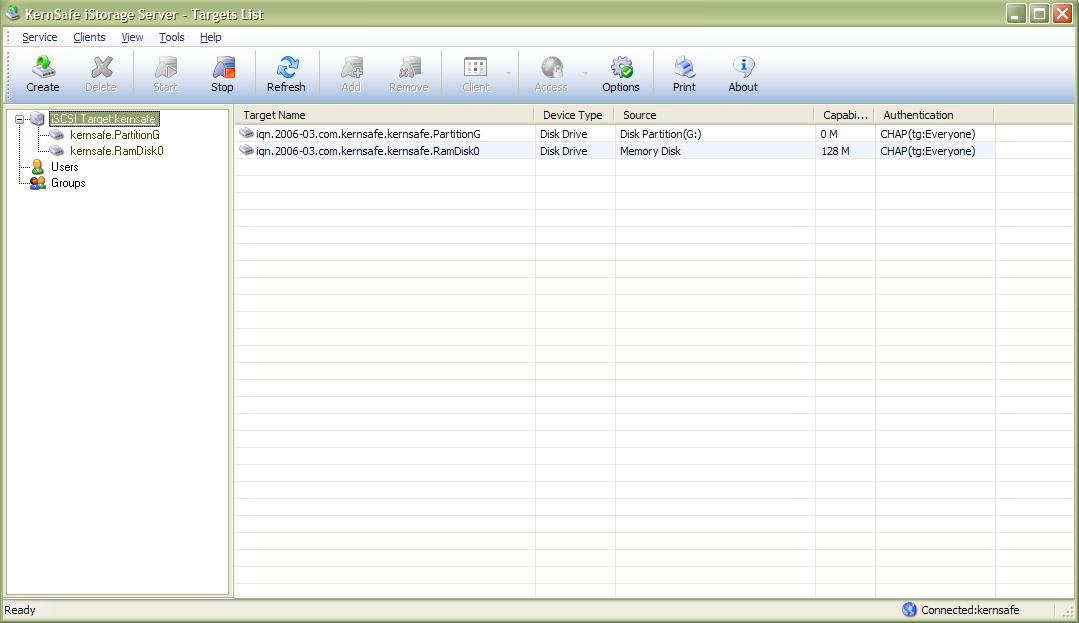 Windows 7 KernSafe iSCSI Target 1.38 full