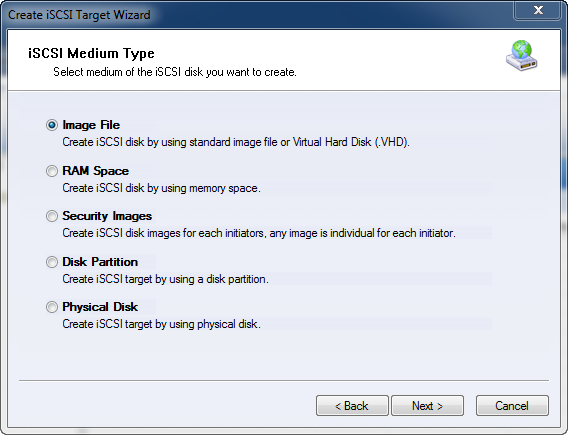 iSCSI Hard Disk