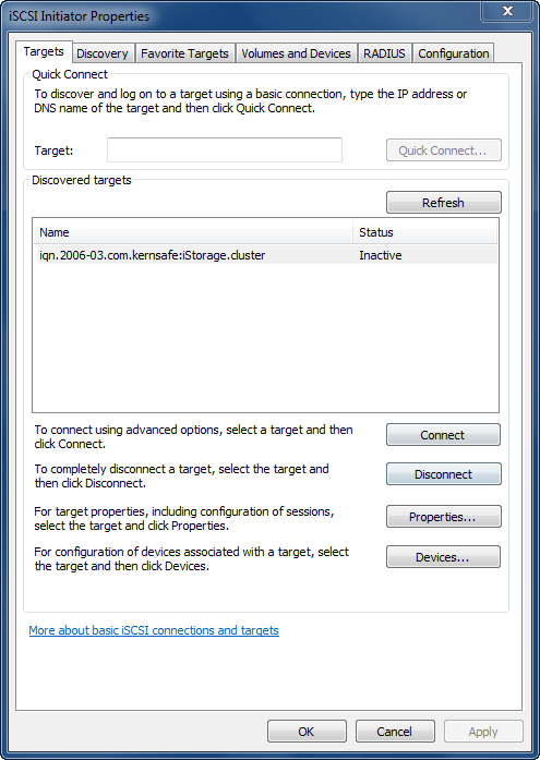 iSCSI Logon